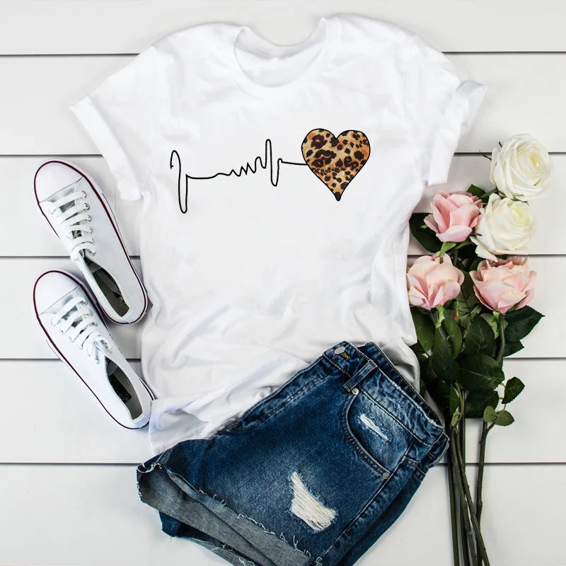 New form of heart print  T-Shirt