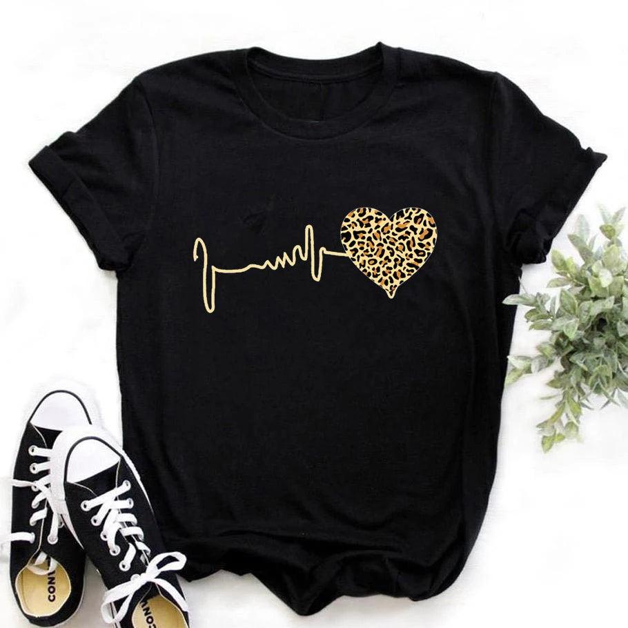 New form of heart print  T-Shirt